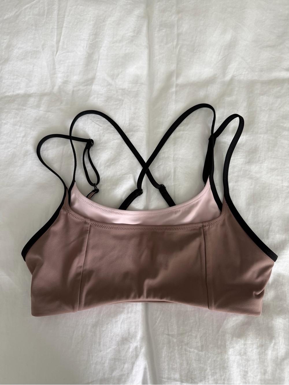 P.E Nation Distortion sports bra in light pink size s - Picture 3 of 5